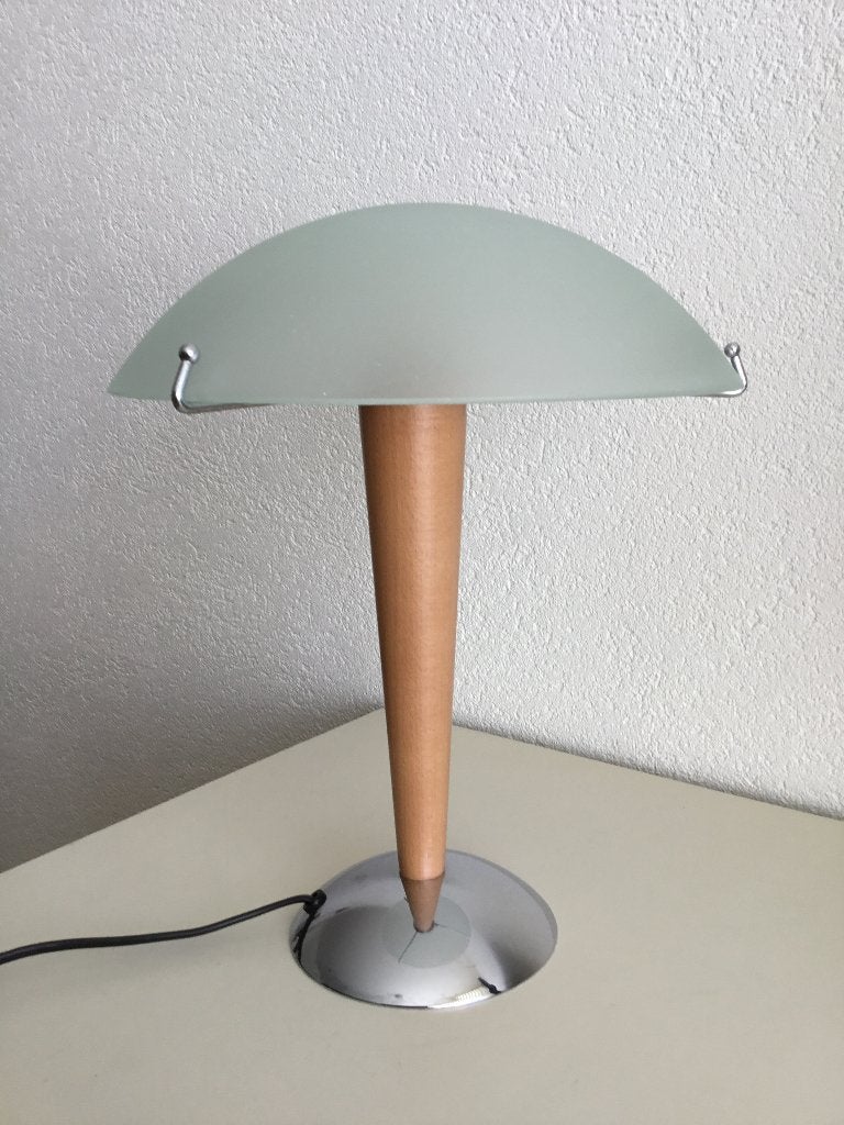 Ikea Kvintol tafellamp mushroom B9503 hoog 33 cm, Ophalen of Verzenden, Gebruikt, Glas, Minder dan 50 cm
