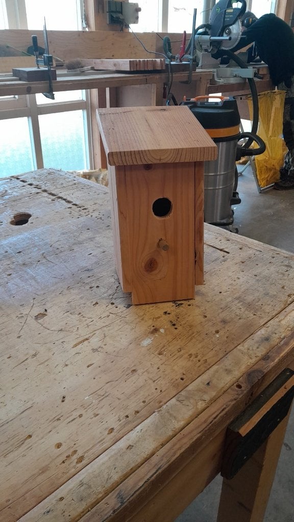 Houten nestkastje, Ophalen, Nieuw