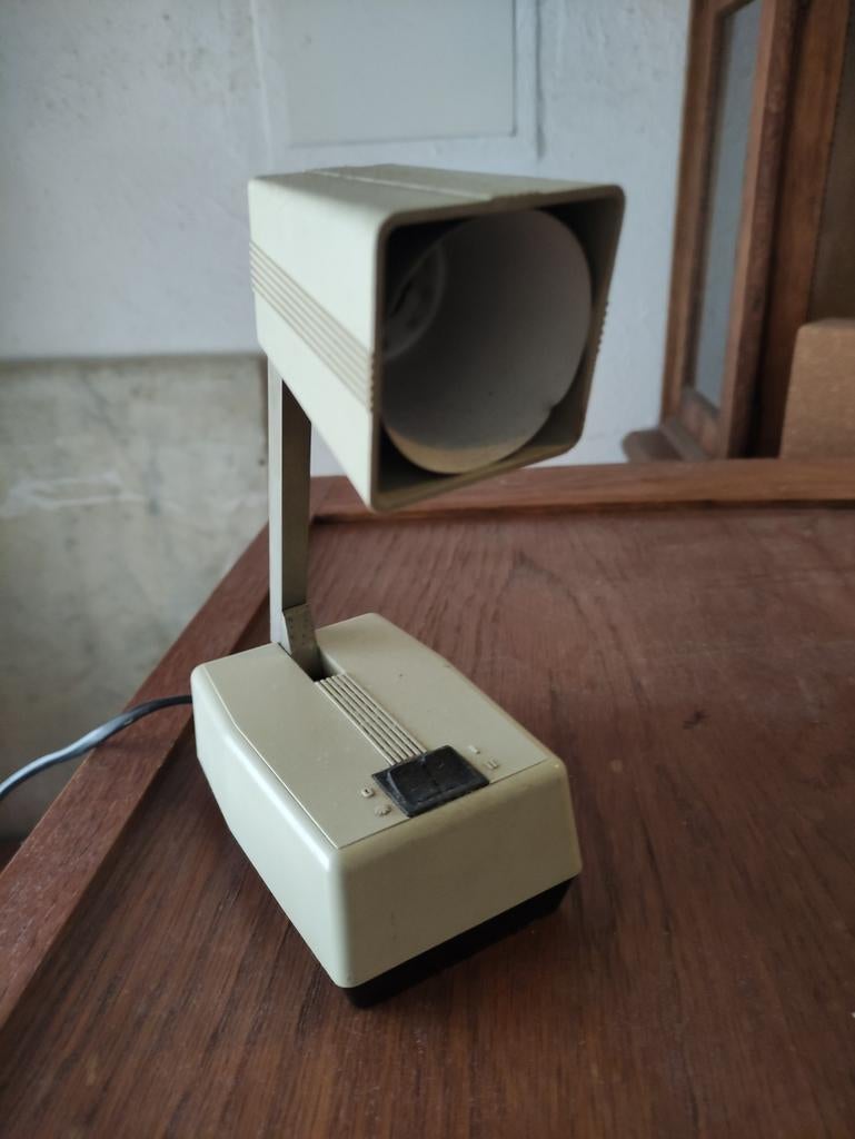 Bureaulamp retro telescoop lamp vintage Eichhoff Werke, Ophalen of Verzenden, Gebruikt, Metaal