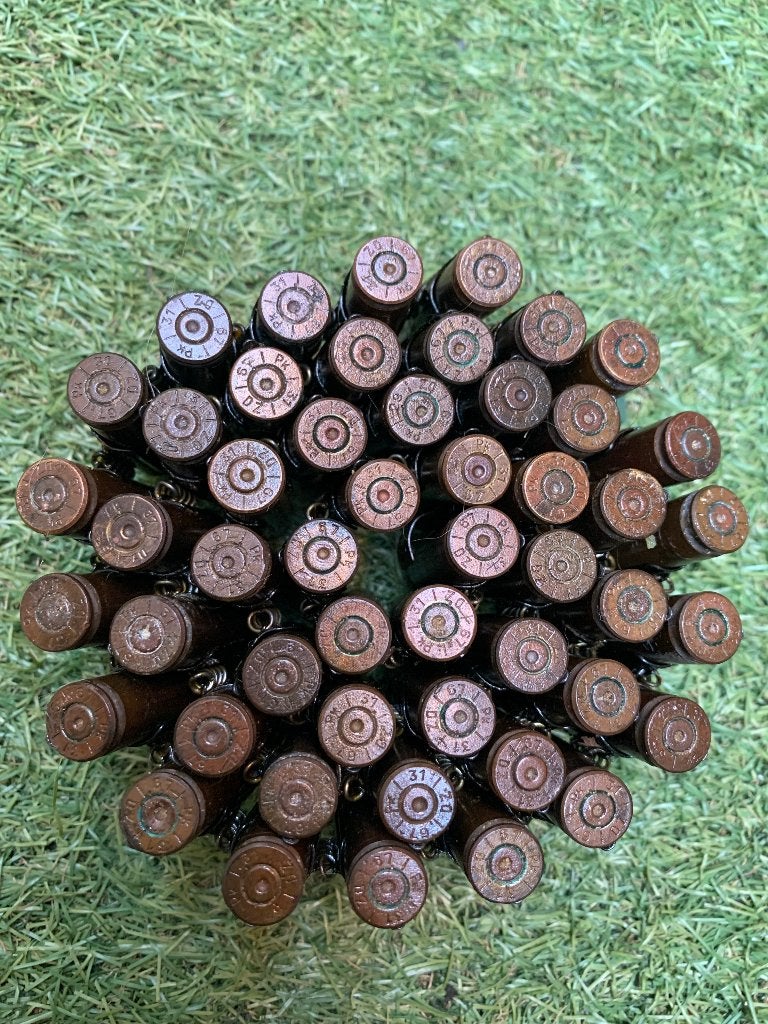 Munitieband mg34/42 hulzen wo2 nummergelijk, Ophalen of Verzenden, Duitsland, Hulzen of Bodemvondsten