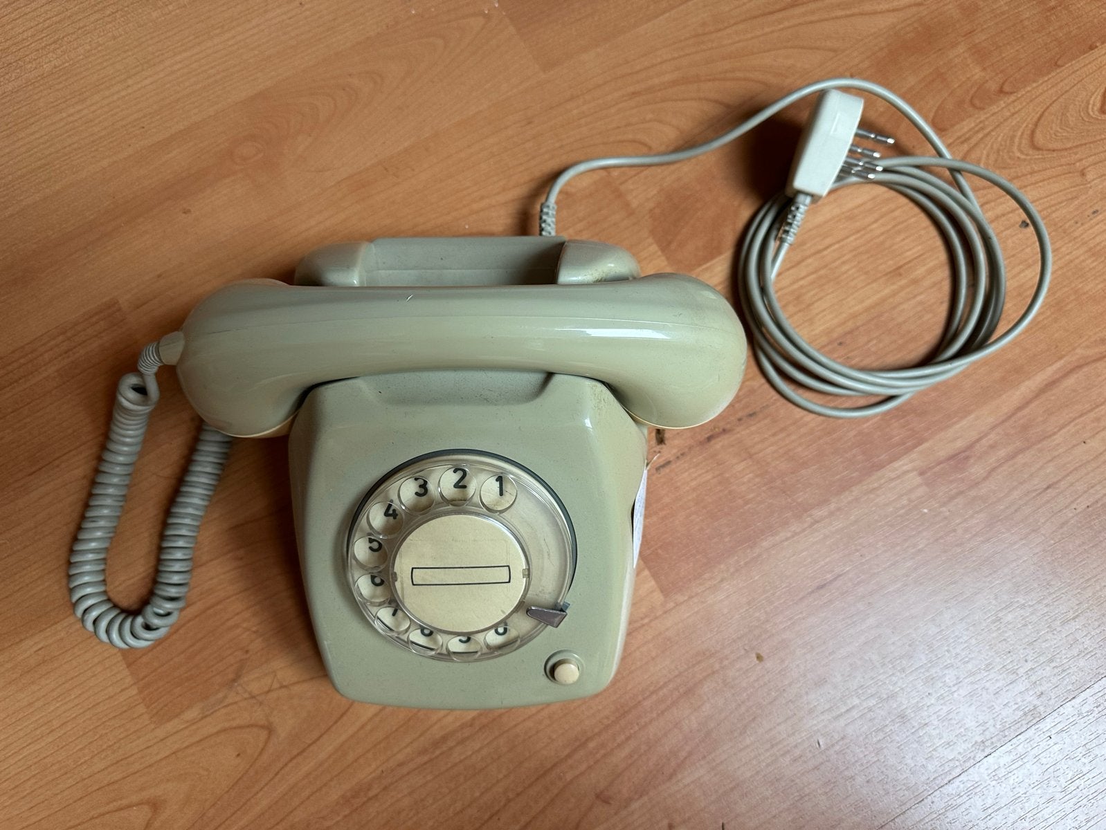 Ouderwetse PTT Telefoon met Draaischijf - Vintage Design, Ophalen of Verzenden