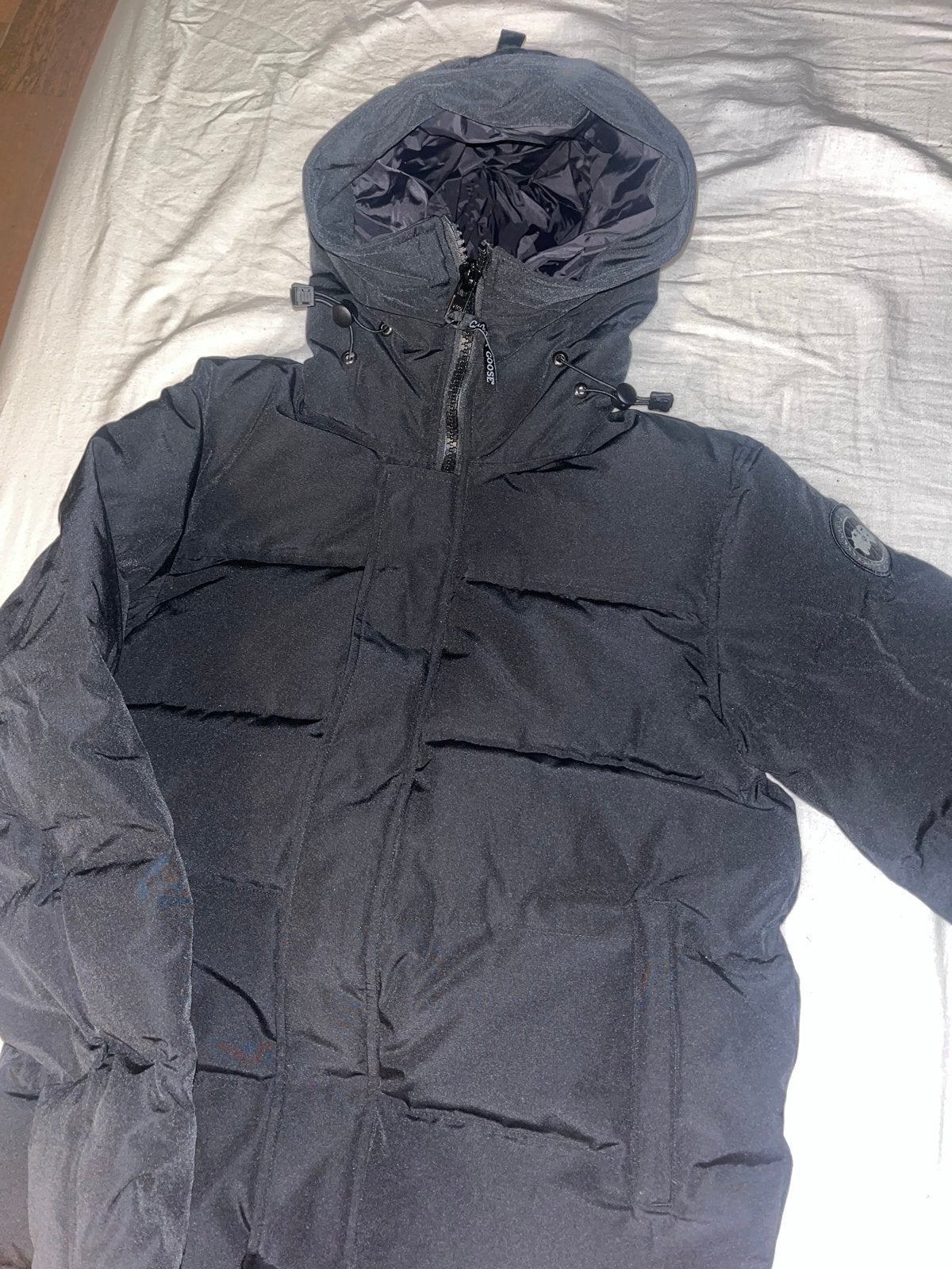 Canada Goose jas maat M Macmillan Parka Black Label, Ophalen of Verzenden, Nieuw, Maat 48/50 (M), Zwart
