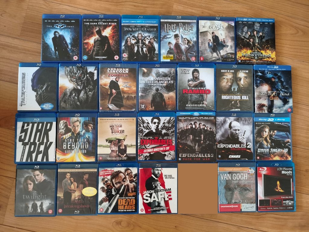 Grote collectie Blu-ray films - 26 stuks - Veel actie! - 3D, Cd's en Dvd's, Ophalen, Gebruikt, Nederlands, Blu-ray