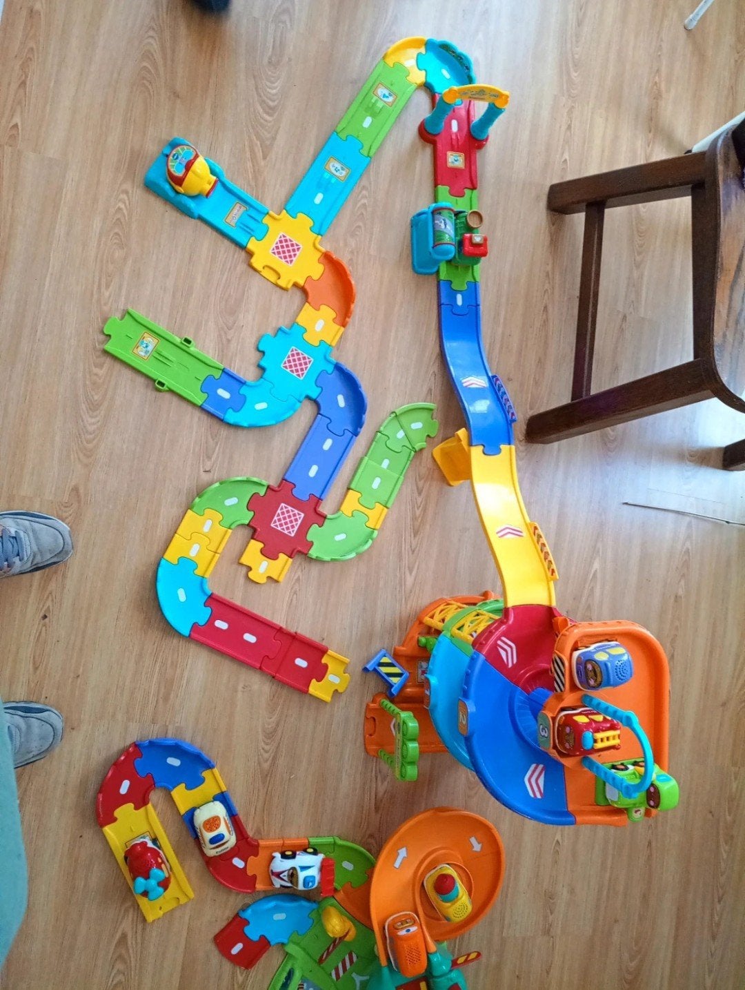 Grote VTech Toet Toet Auto's Set met 14 Voertuigen, Ophalen of Verzenden, Gebruikt