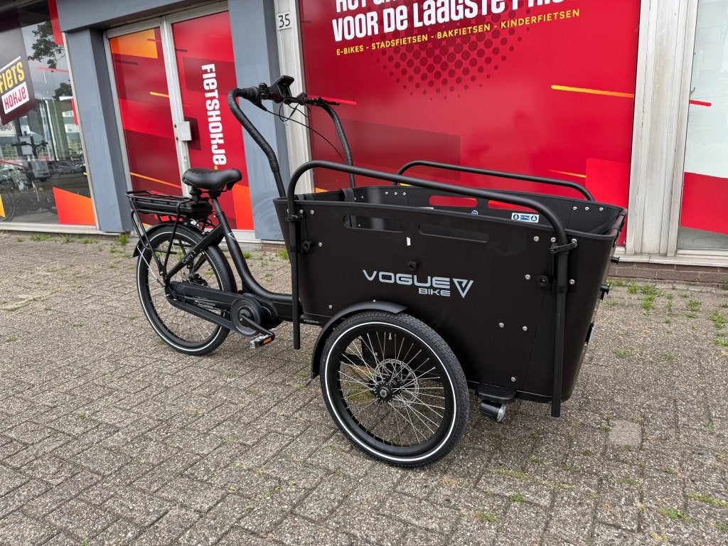 Fietshokje Beverwijk: Vogue Carry 3 E-bakfiets NIEUW!, Fietsen en Brommers, Fietsen | Bakfietsen, Niet ingevuld, 4 kinderen of meer