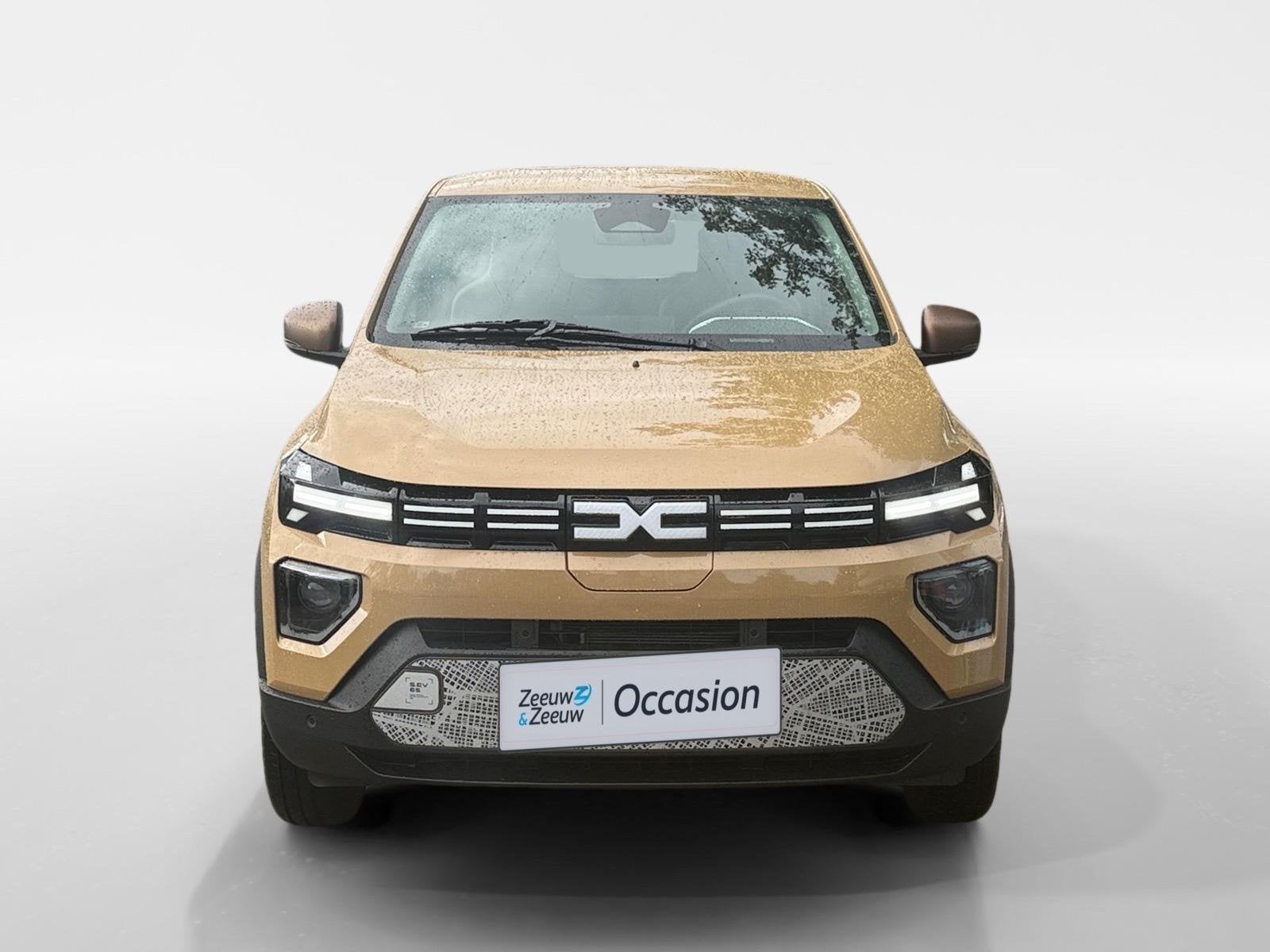 Dacia Spring Extreme 65 26.8 kWh AUTOMAAT AIRCO CAMERA CRUIS, Auto's, Dacia, 12 maanden, 4 stoelen, Leder en Stof, Origineel Nederlands