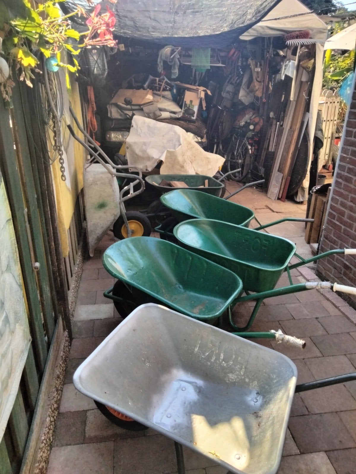 Diverse kruiwagens te koop - Gebruikt maar functioneel, Ophalen, Gebruikt, Tweewielig, Diverse