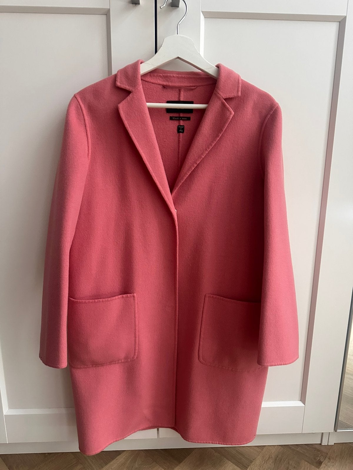 Weekend Max Mara Wool Coat – Pink – Size EU 36 / IT 40, Ophalen of Verzenden, Zo goed als nieuw, Maat 36 (S), Roze