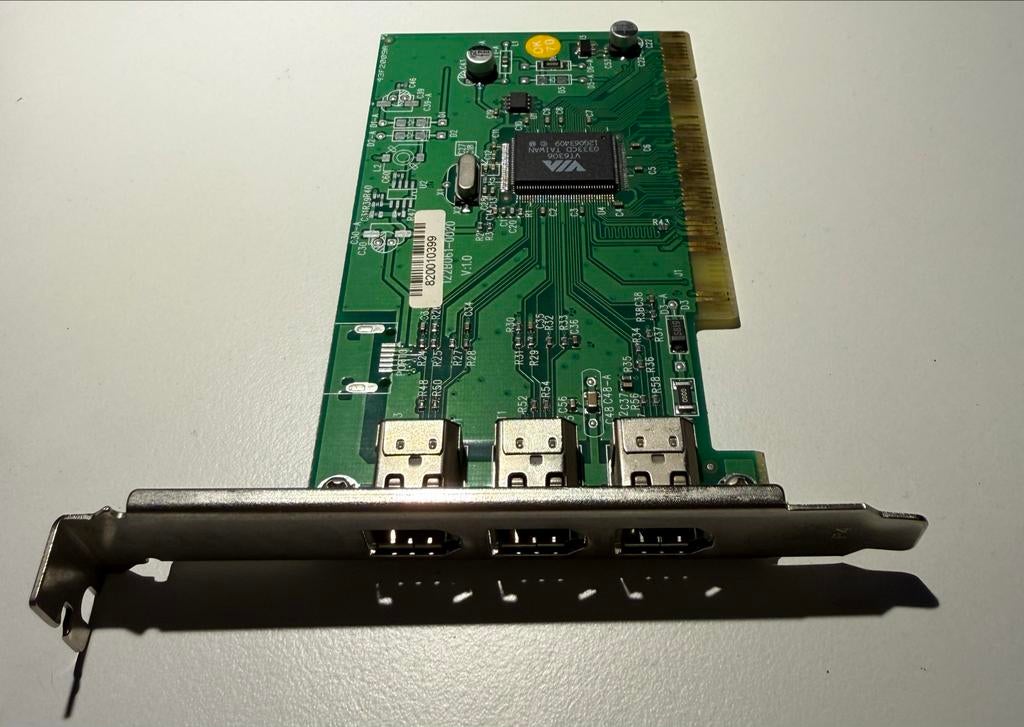 PCI FireWire uitbreidingskaart - 3 poorten, Ophalen of Verzenden, Zo goed als nieuw
