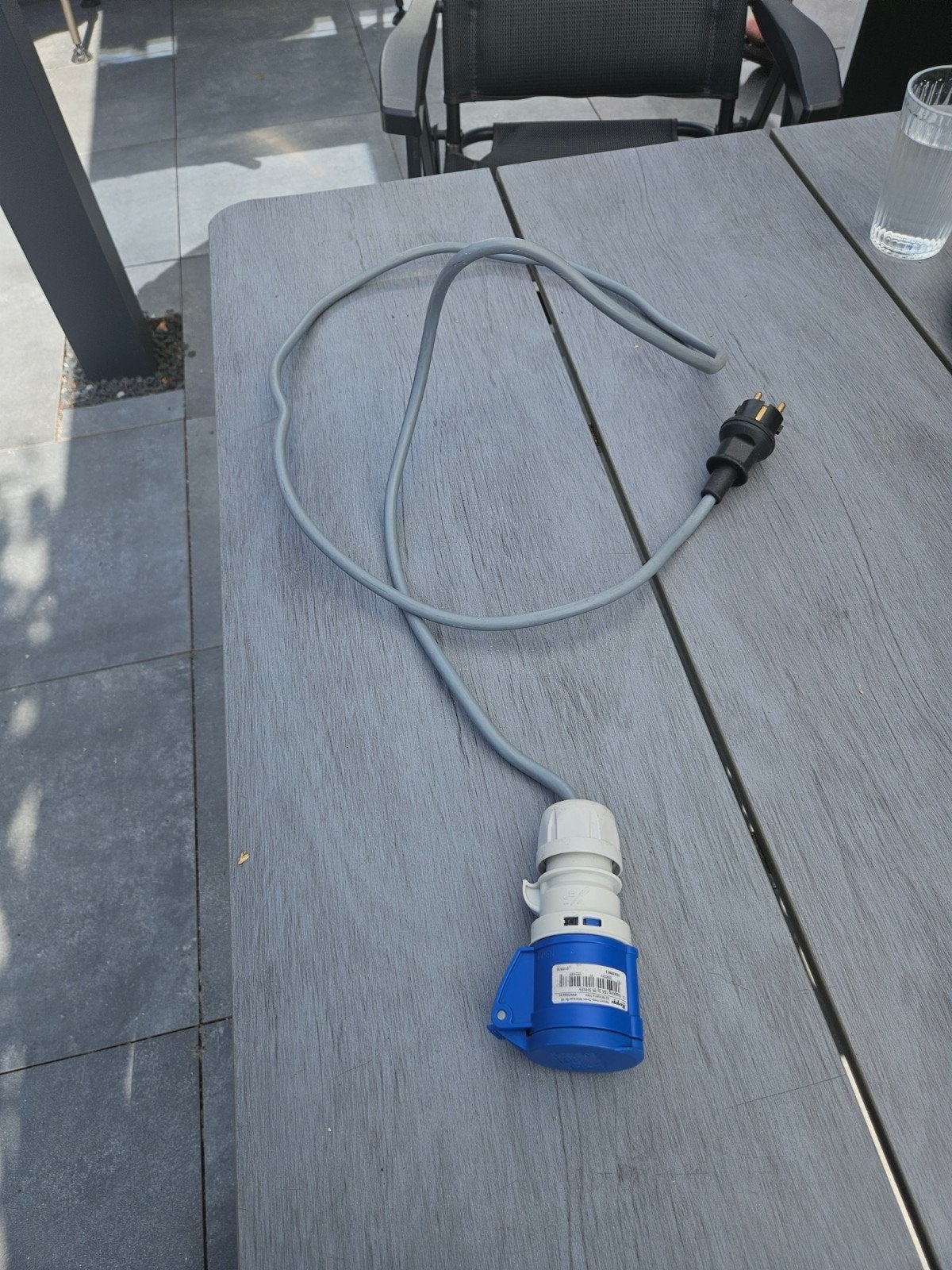 verloop kabel, Ophalen
