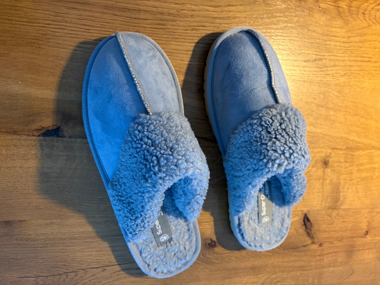 Super Cracks Home pantoffels maat 40-nieuw, Ophalen of Verzenden, Zo goed als nieuw, Blauw, Pantoffels of Sloffen