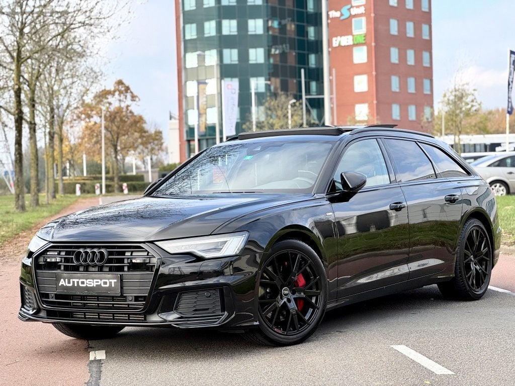 Audi A6 Avant 55 TFSI e S-Line Competition Pano ACC Memory M, Auto's, Audi, Automaat, 14 kWh, Gebruikt, 4 cilinders