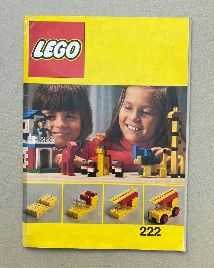 Lego 222 Ideenboek uit 1975, Ophalen of Verzenden, Zo goed als nieuw