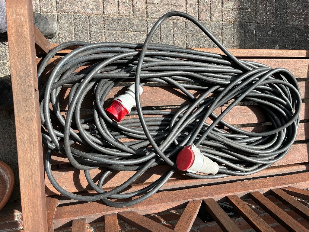 Verlengkabel 400V ca 40m professioneel, Ophalen, Zo goed als nieuw, Overige merken, Kabel of Snoer