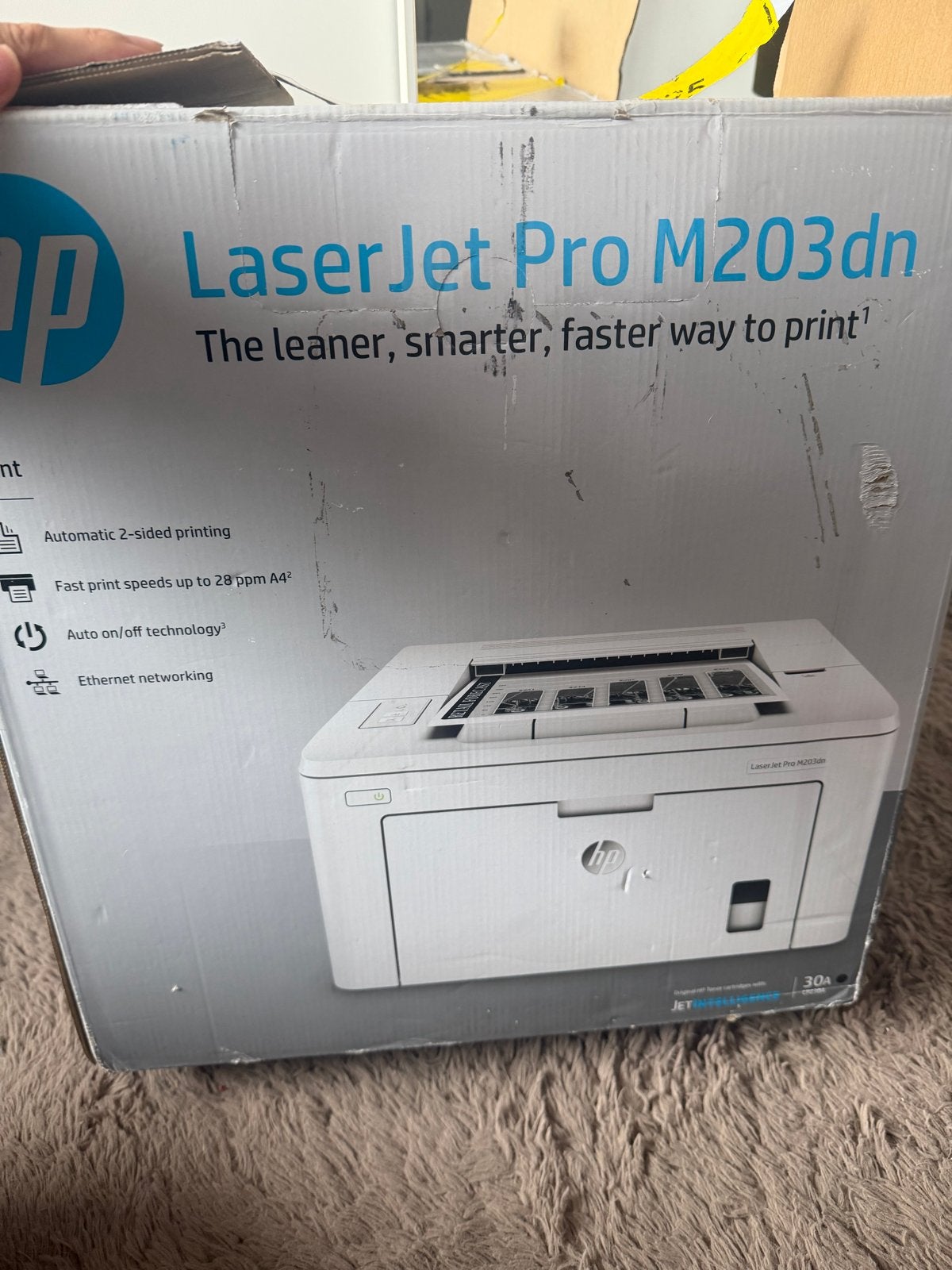 HP LaserJet Pro M203dn Laserprinter - Nieuw in doos, Computers en Software, Zwart-en-wit printen, Printer, Nieuw, Ophalen of Verzenden