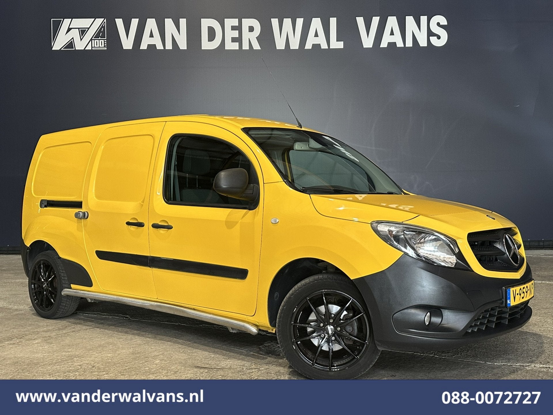 Mercedes-Benz Citan 109CDI 90pk L3H1 XL Euro6 Airco | Camera, Stof, Gebruikt, 4 cilinders, 715 kg