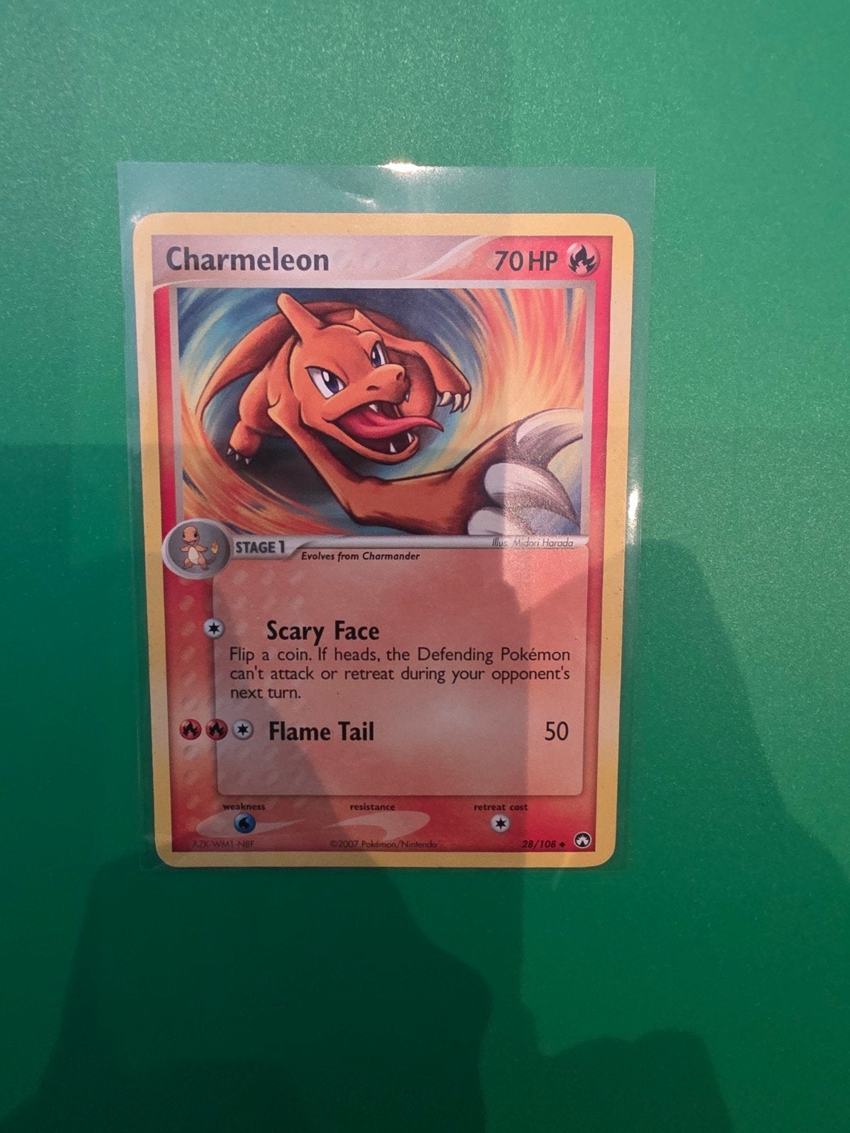 Charmeleon 28/108, Hobby en Vrije tijd, Verzamelkaartspellen | Pokémon, Ophalen of Verzenden