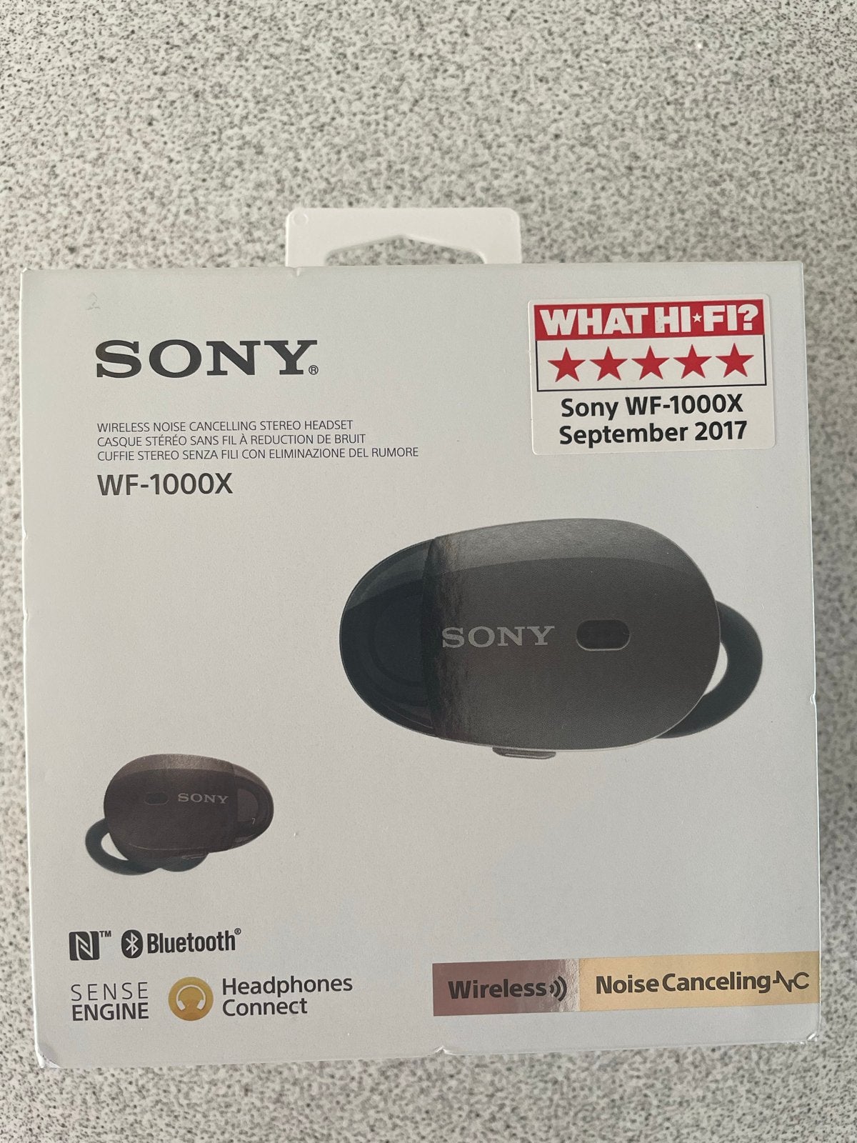Sony WF-1000X Draadloze Noise Cancelling Oordopjes, In-ear, Gebruikt, Bluetooth, Ophalen of Verzenden