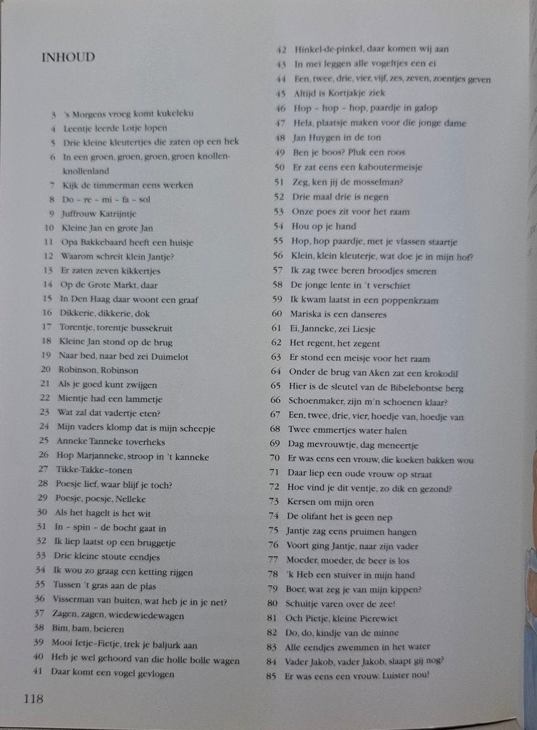 Liedjes van vroeger in Prentenboekvorm - ZGAN, Boeken, Ophalen of Verzenden, Zo goed als nieuw, Prentenboek