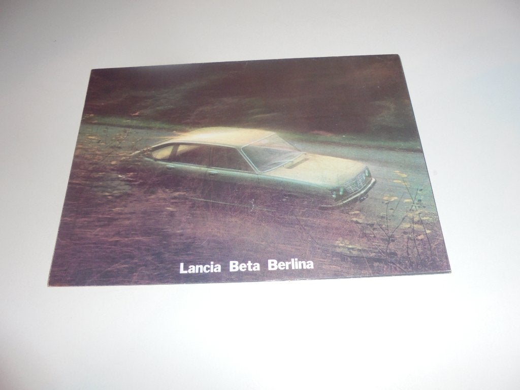 brochure Lancia Beta Berlina, Ophalen of Verzenden, Nieuw, Overige merken