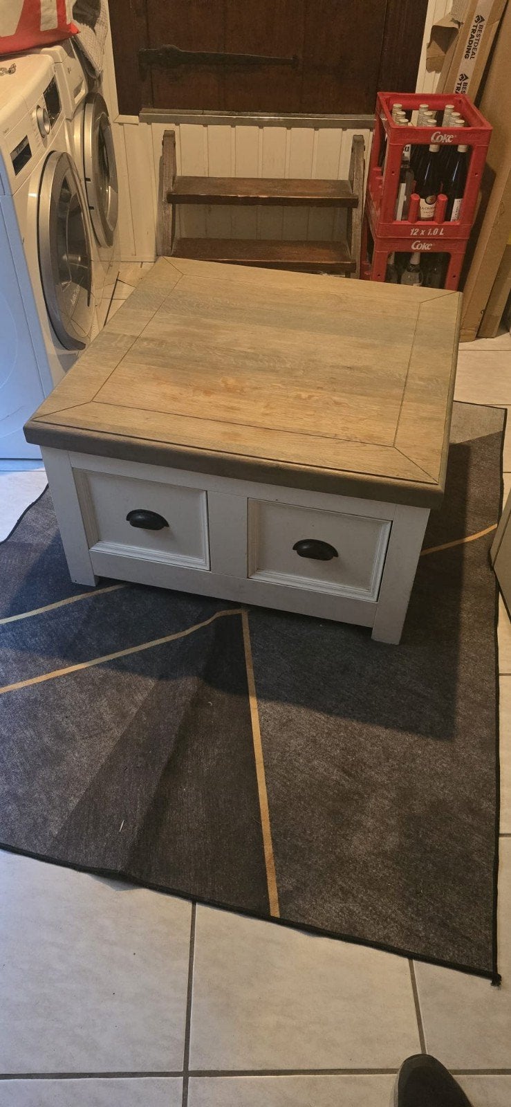 Salontafel, Ophalen, 50 tot 100 cm, Vierkant, 50 tot 100 cm