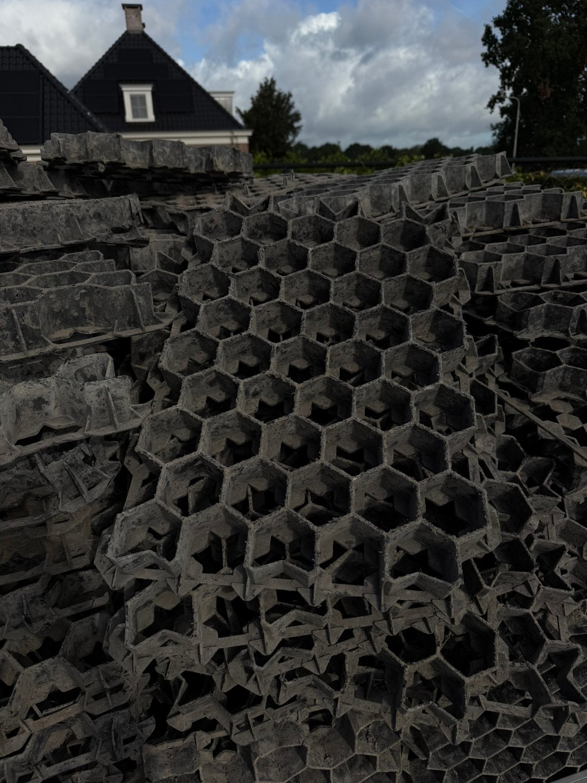 Grindmatten, Ophalen, Gebruikt