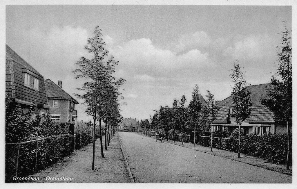 W057 Groenekan Oranjelaan - uitg de Lang -, Verzamelen, Ansichtkaarten | Nederland, Ophalen of Verzenden, 1920 tot 1940, Utrecht