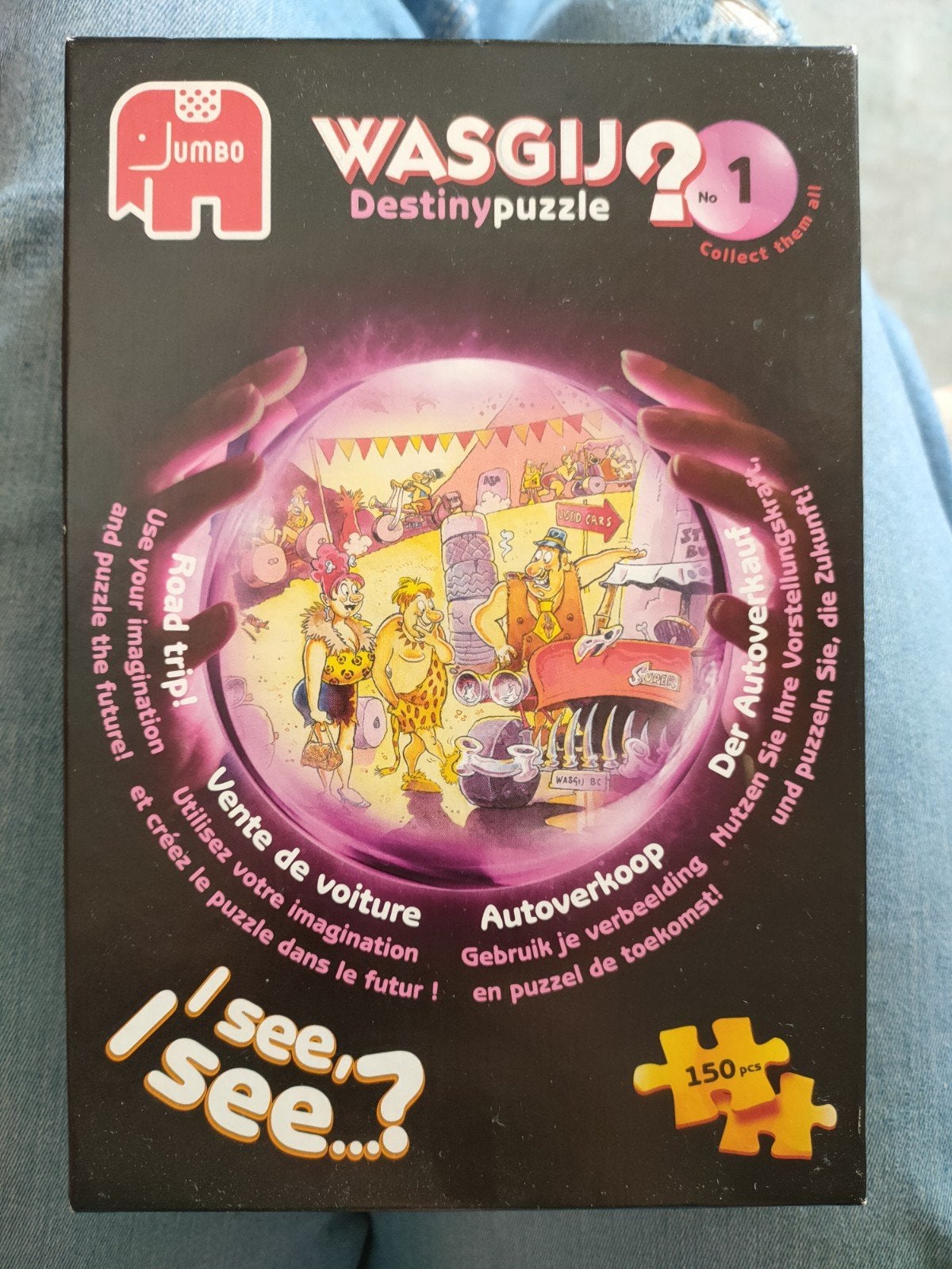 Jumbo Wasgij Destiny no 1 'I See, See...' puzzel 150 stukjes, Ophalen of Verzenden, Zo goed als nieuw