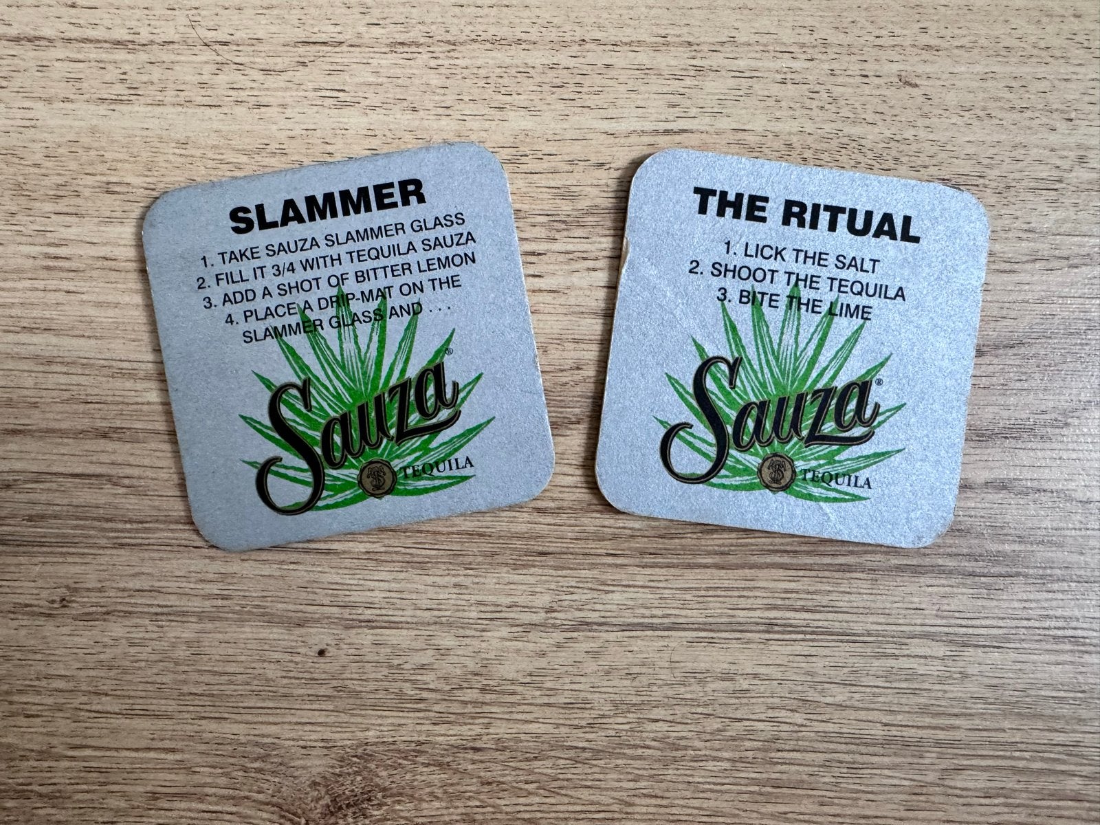 Sauza Tequila onderzetters bierviltjes- Set van 2, Verzamelen, Ophalen of Verzenden, Gebruikt