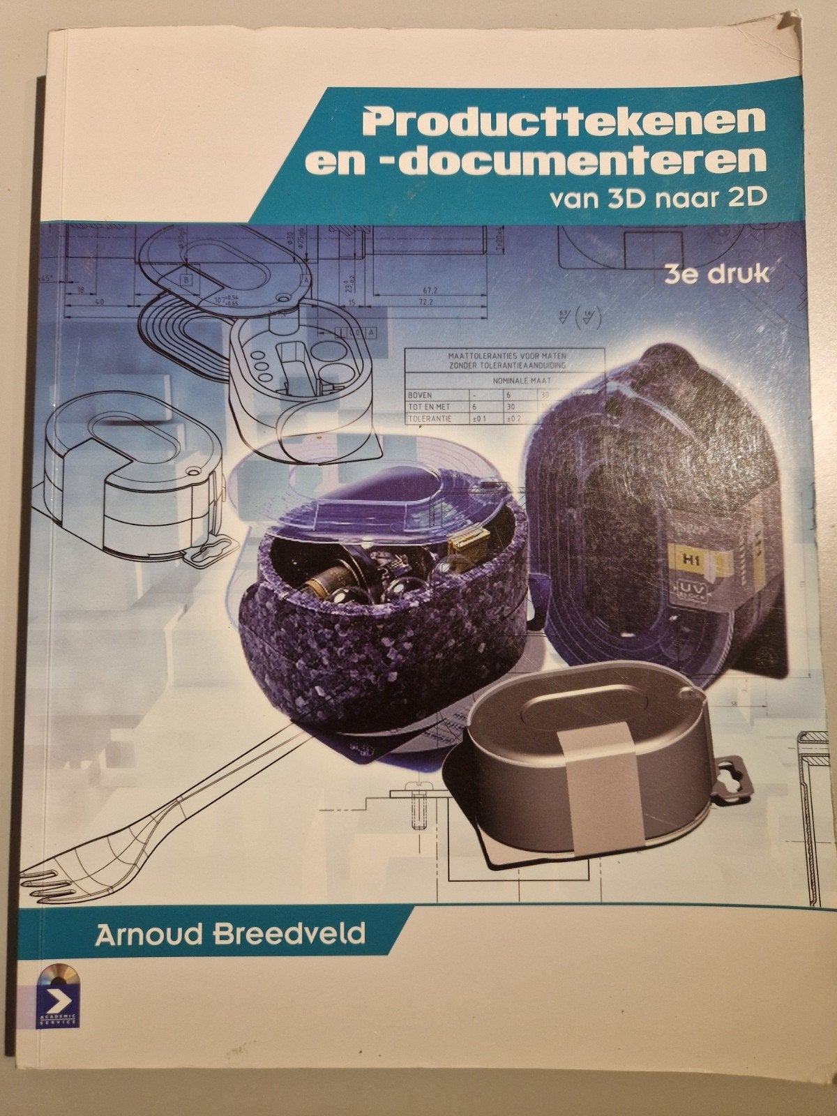 Producttekenen en -documenteren van 3D naar 2D, Beta, HBO, Ophalen of Verzenden, Arnoud Breedveld