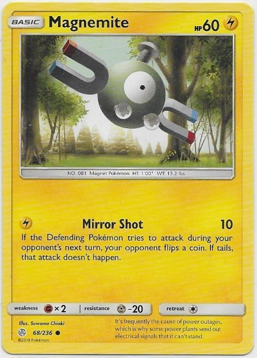Cosmic Eclipse,  Magnemite [common] 68/236, Verzenden, Nieuw, Losse kaart