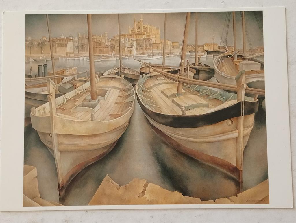 Wim Schuhmacher Haven Palma de Mallorca Bergense School, Ophalen of Verzenden, 1960 tot 1980, Sterren en Beroemdheden