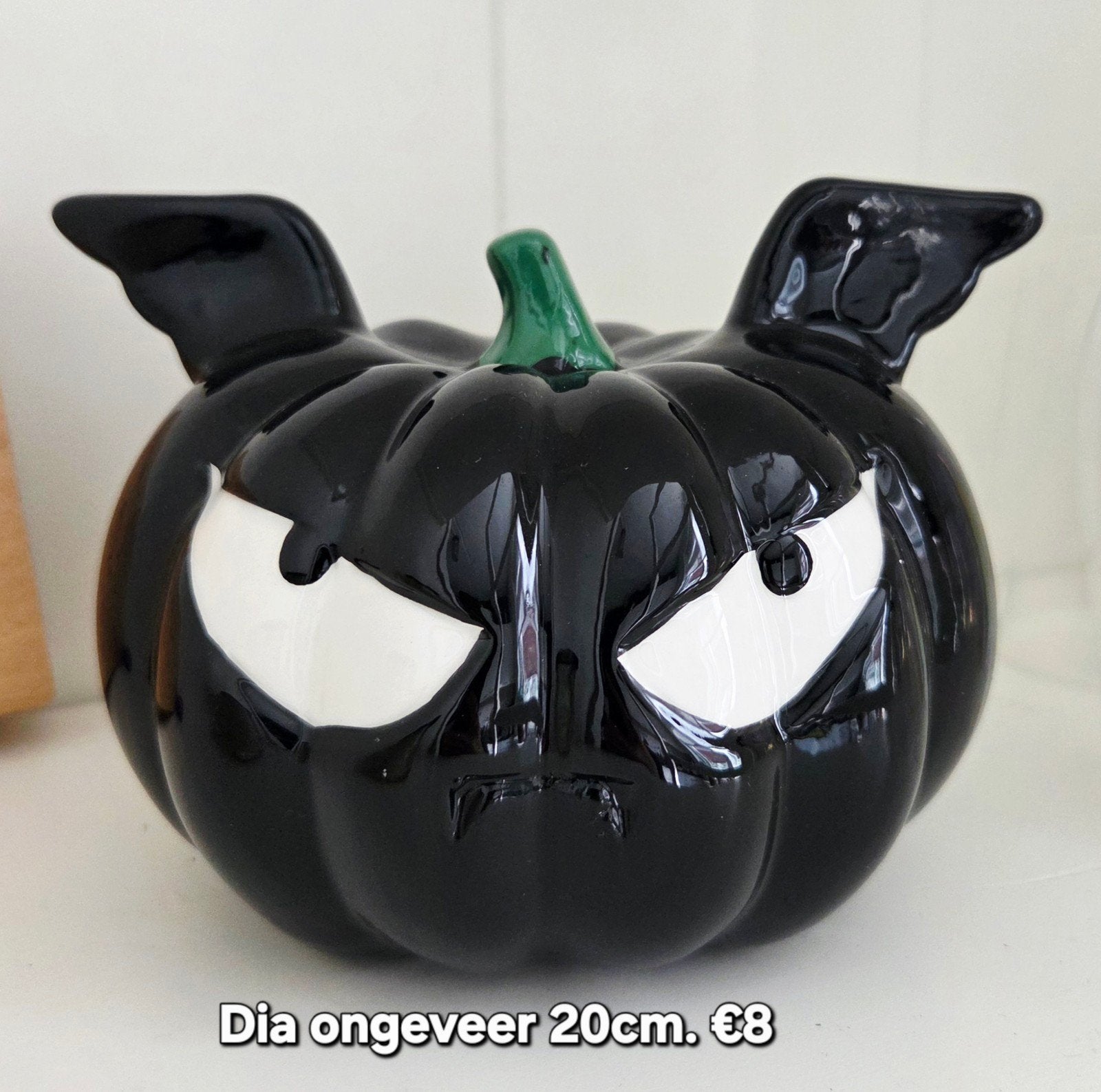 Halloween pompoen decoratie - TK Maxx, Ophalen of Verzenden, Zo goed als nieuw, Zwart, Overige stijlen
