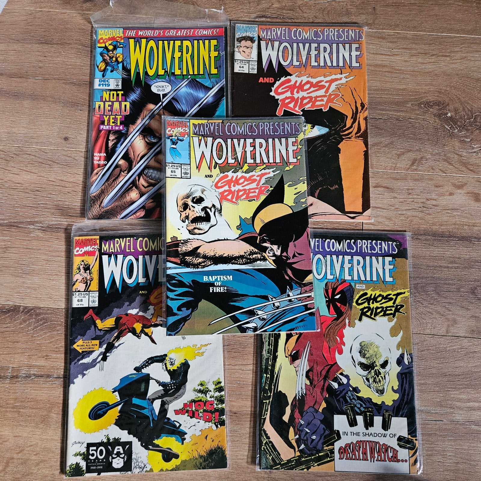 Wolverine & Ghost Rider Marvel Comics ENGELS, Meerdere comics, Ophalen of Verzenden, Zo goed als nieuw, Amerika