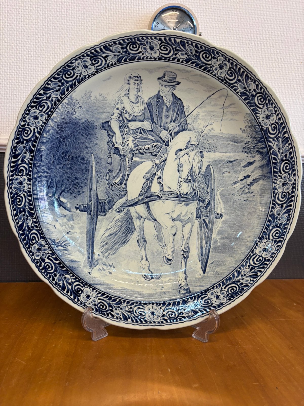 Groot sierbord Boch, Ophalen of Verzenden