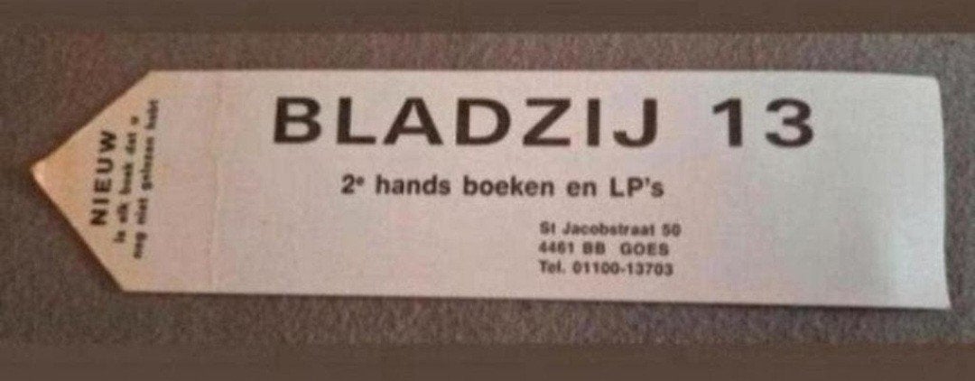 Boekenlegger Bladzij 13 - Nieuw, Ophalen of Verzenden, Nieuw