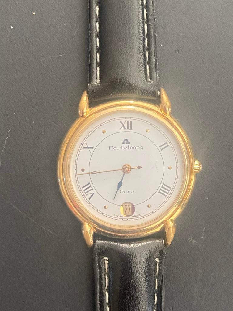 Maurice Lacroix Horloge Quartz, Overige merken, Polshorloge, Ophalen of Verzenden, Goud
