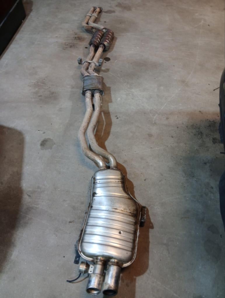 BMW E46 330i 330ci M54 Uitlaat systeem compleet met kats, Auto-onderdelen, Uitlaatsystemen, Ophalen, Gebruikt, BMW