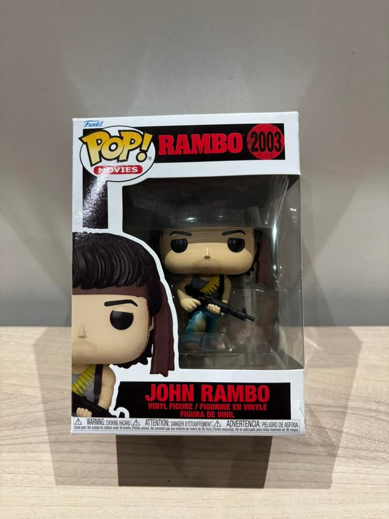 Funko Pop! Movies John Rambo #2003 – Rambo figure w/ Rifle, Verzamelen, Poppetjes en Figuurtjes, Funko Europe, Ophalen of Verzenden