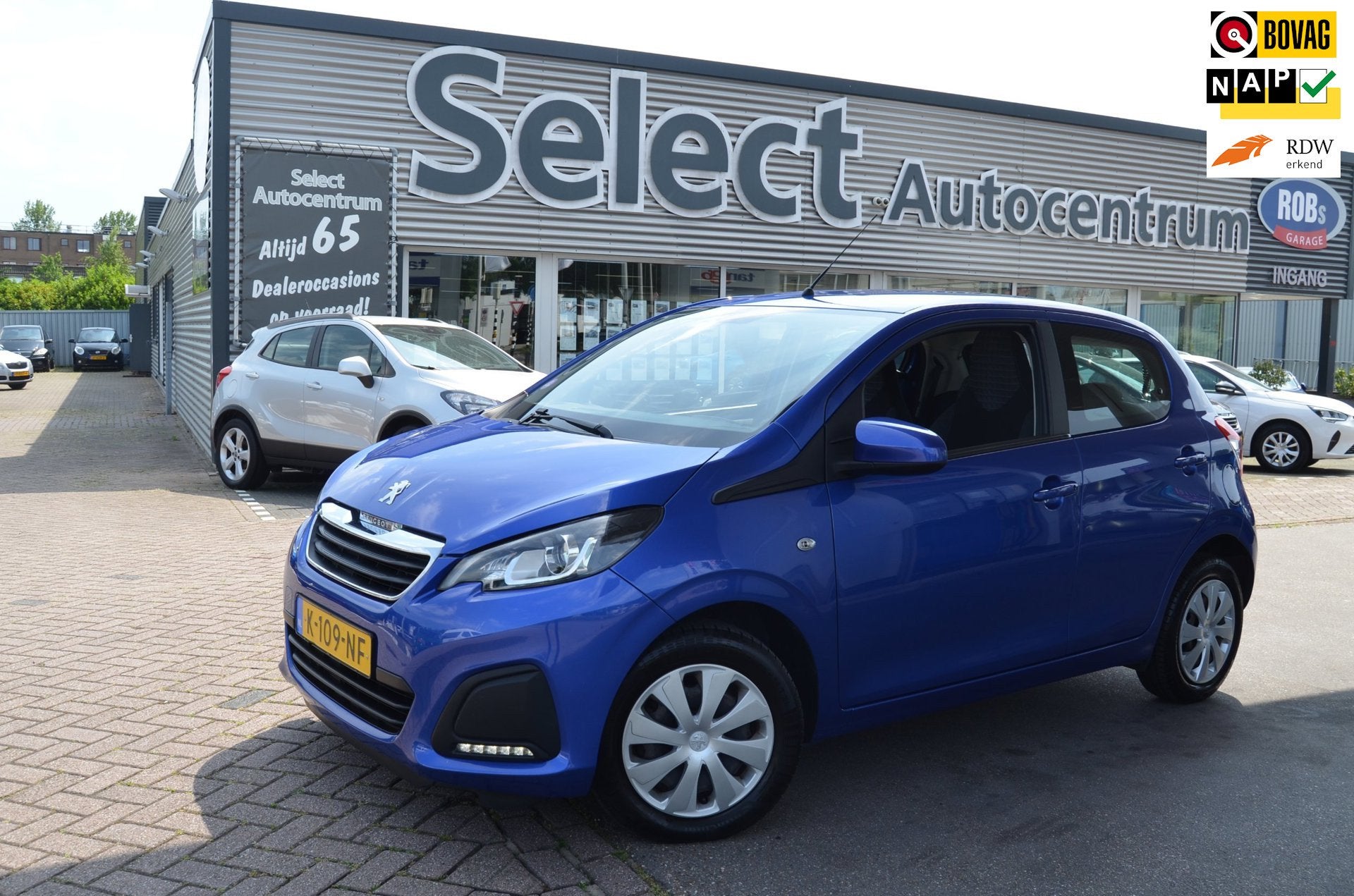 Peugeot 108 1.0 e-VTi Active|LED|AIRCO|DAB|5 DEURS|LMWIELEN|, Auto's, Peugeot, Voorwielaandrijving, Dealer onderhouden, Stof, Gebruikt