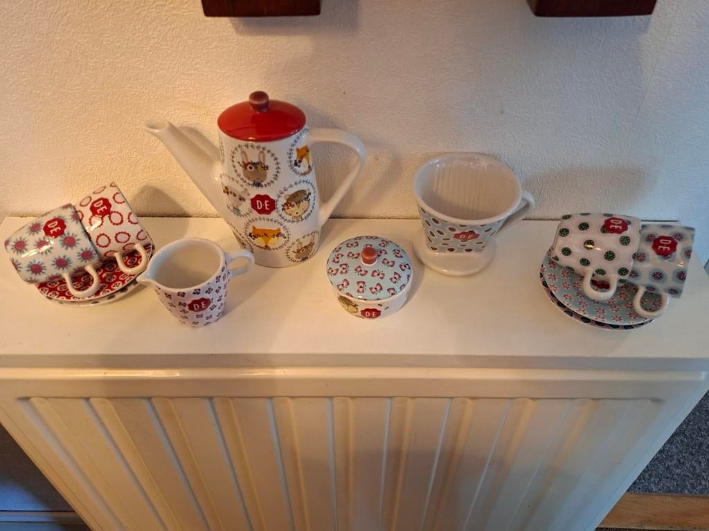 Douwe Egberts Kinder Servies Vliesje, Ophalen of Verzenden, Nieuw, Meisje