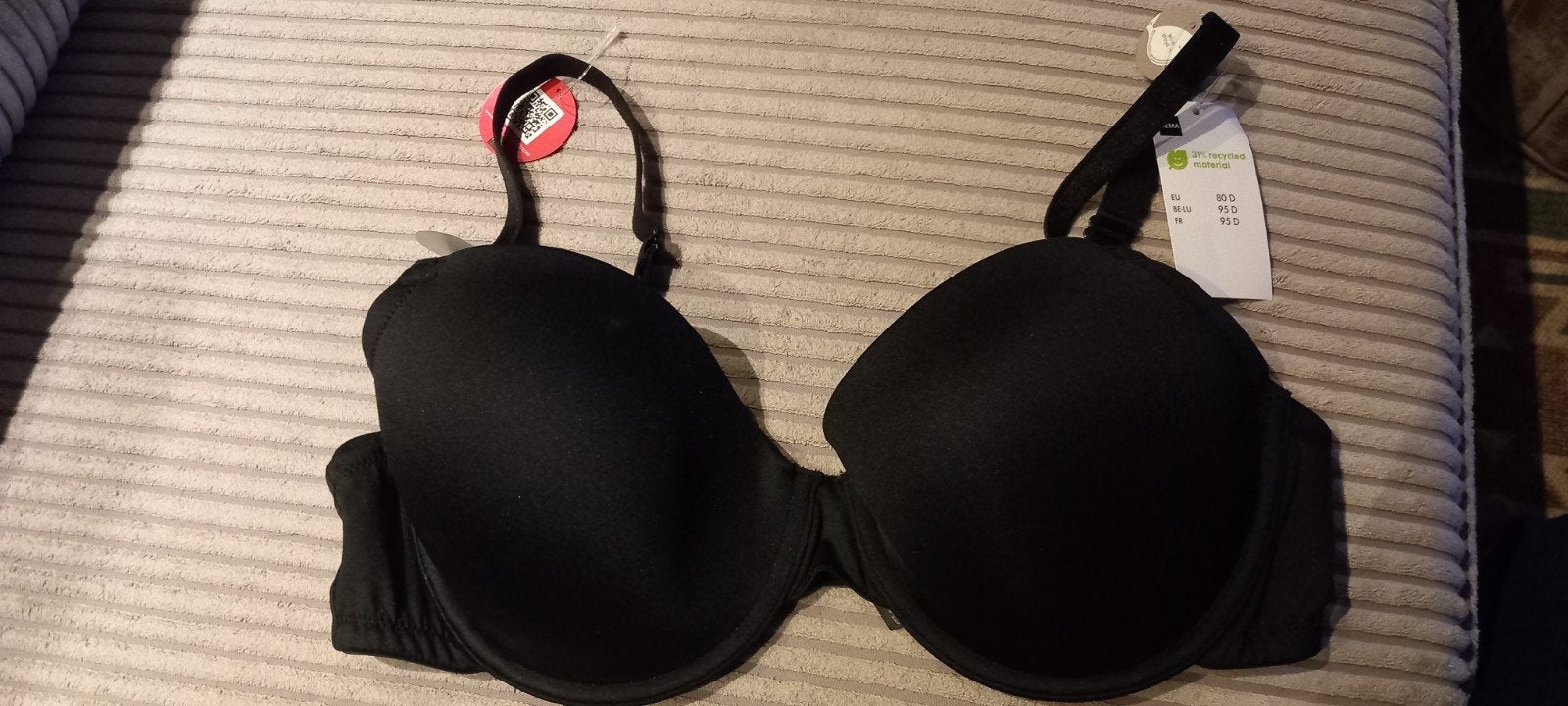Bh NIEUW Hema 80D zwart, Hema, Ophalen of Verzenden, Zwart, BH