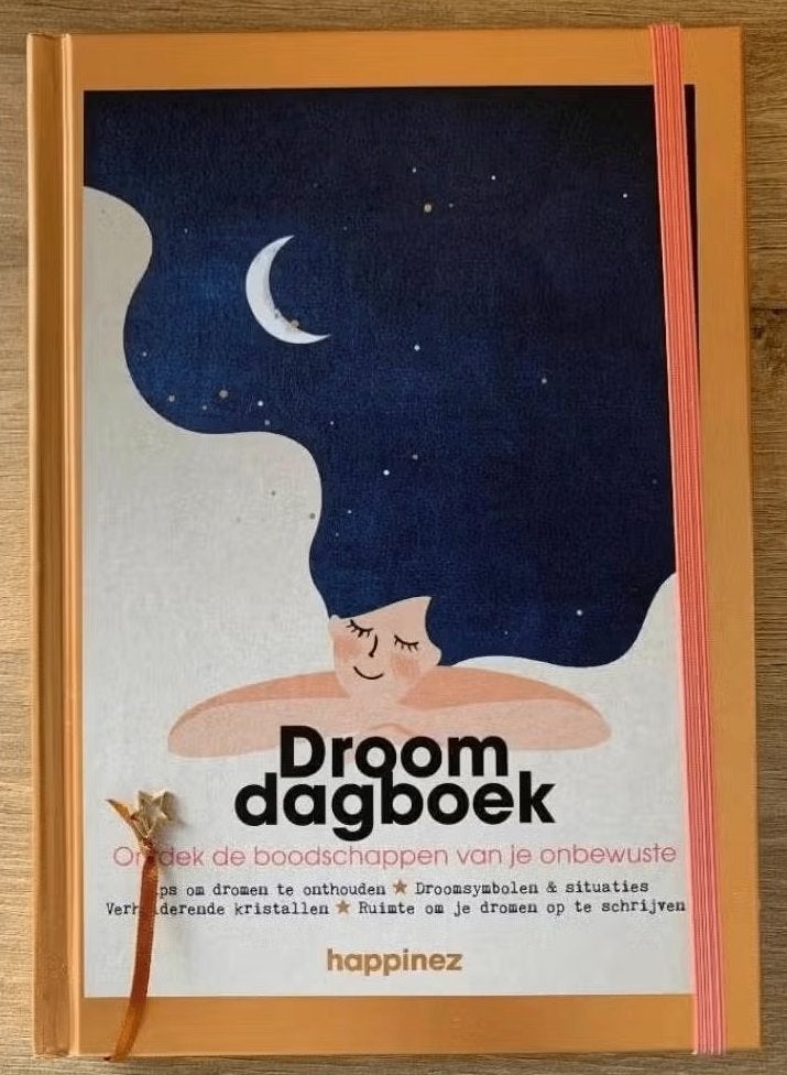 Happinez droom dagboek, droomdagboek dromen, Boeken, Ophalen of Verzenden, Nieuw, Spiritualiteit algemeen, Achtergrond en Informatie