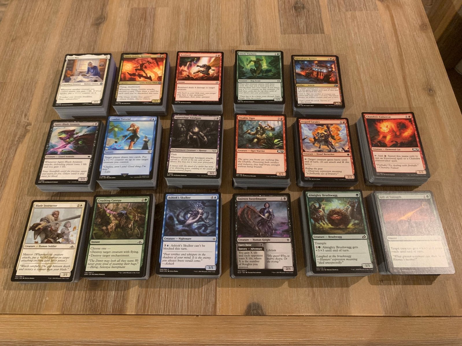1250 unieke Magic the Gathering kaarten, Hobby en Vrije tijd, Verzamelkaartspellen | Magic the Gathering, Ophalen of Verzenden