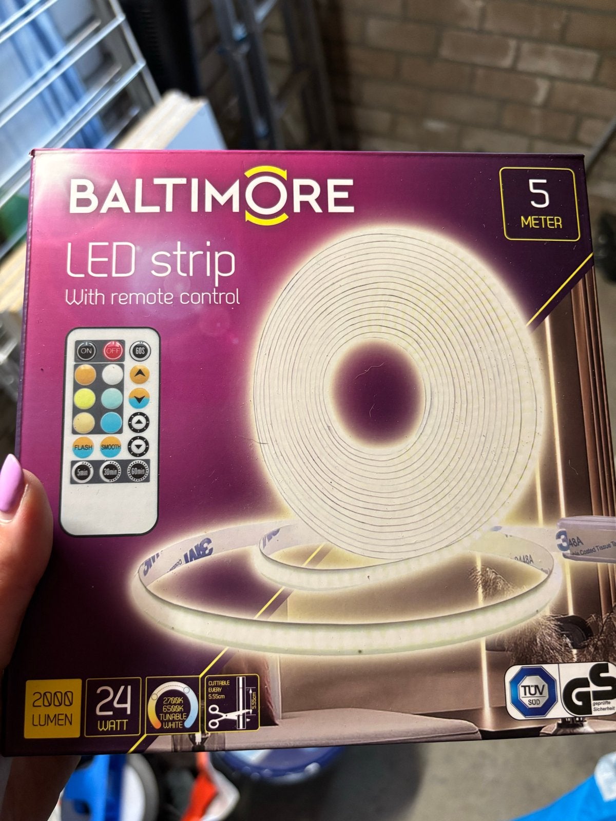 Baltimore LED strip 5 meter met afstandsbediening, Met afstandsbediening, Ophalen of Verzenden, Nieuw, Overige merken