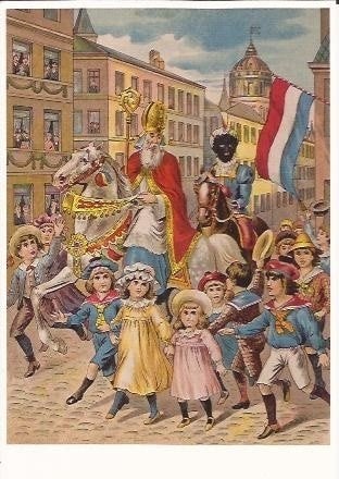 Intocht van Sinterklaas prentbriefkaart [D1118], Verzamelen, Verzenden, 1980 tot heden, Ongelopen, Overige thema's