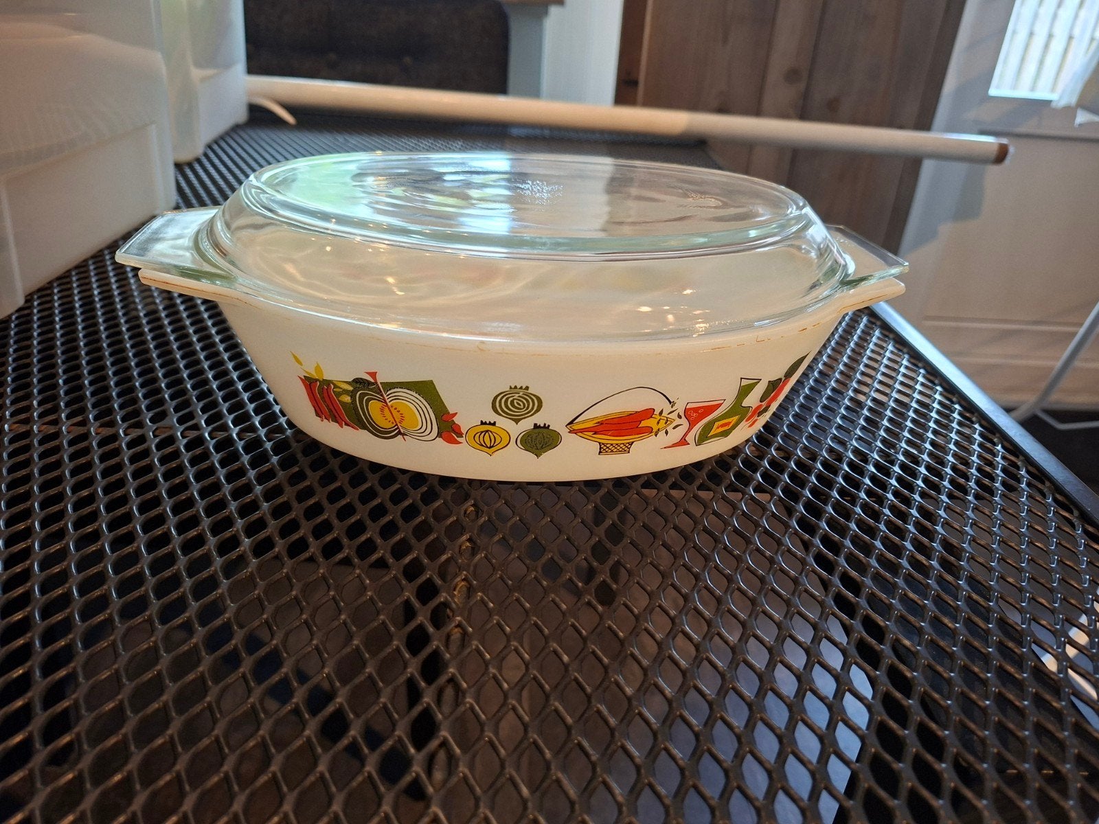 Vintage Pyrex Ovenschaal met Deksel, Ophalen of Verzenden