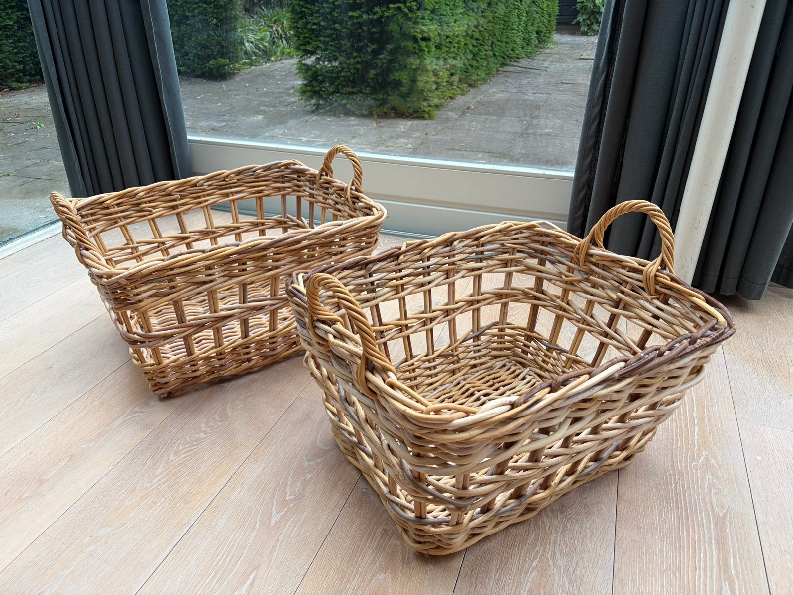 2 decoratieve opbergmanden (landelijke stijl) - 25 per stuk, Ophalen, Mand, Nieuw, Riet