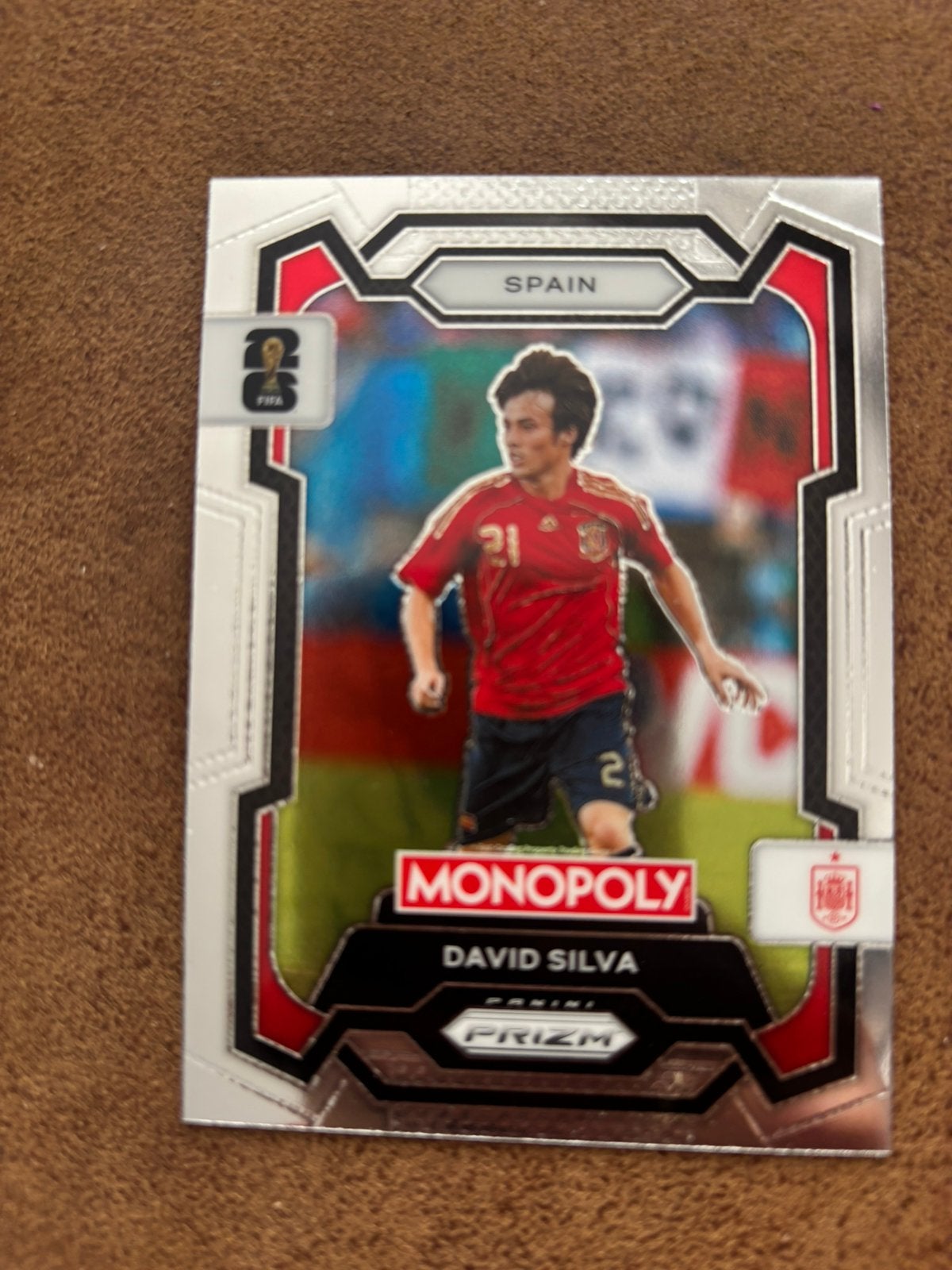 Panini Monopoly Prizm 2026 - David Silva #42, Verzenden, Nieuw, Buitenlandse clubs, Poster, Plaatje of Sticker