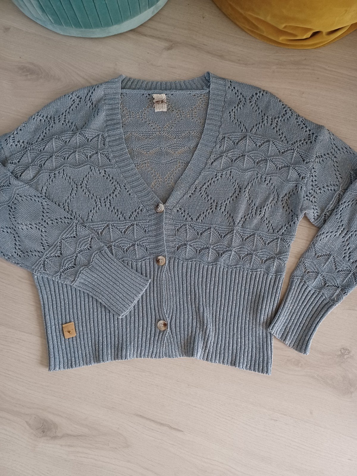 Nkn nekane boho vestje jeans blauw m/l, Kleding | Dames, Nkn nekane, Ophalen of Verzenden, Zo goed als nieuw, Blauw